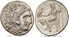 MACEDONIAN KINGDOM. Alexander III the Great (336-323 BC). AR drachm (18mm, 4.26 gm, 1h). NGC Choice XF 5/5 - 4/5. Posthumous issue, Lampsacus, ca. 310...