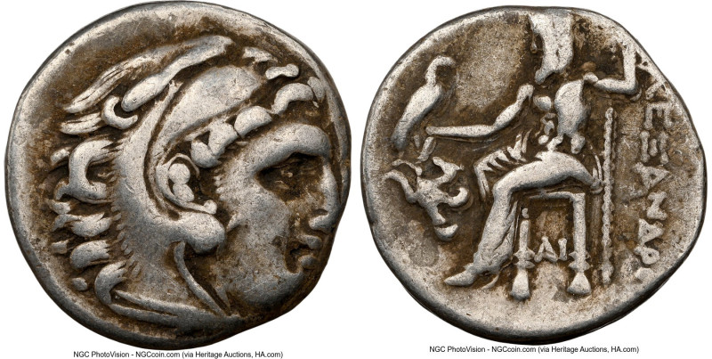 MACEDONIAN KINGDOM. Alexander III the Great (336-323 BC). AR drachm (16mm, 7h). ...