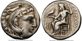 MACEDONIAN KINGDOM. Alexander III the Great (336-323 BC). AR drachm (16mm, 5h). NGC Choice Fine. Posthumous issue of Lampsacus, ca. 310-301 BC. Head o...