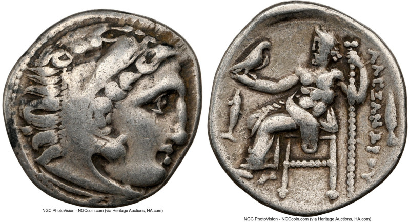 MACEDONIAN KINGDOM. Alexander III the Great (336-323 BC). AR drachm (18mm, 11h)....