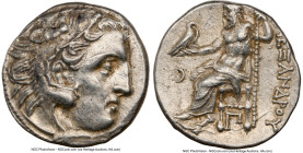 MACEDONIAN KINGDOM. Alexander III the Great (336-323 BC). AR drachm (16mm, 4.17 gm, 11h). NGC AU 5/5 - 4/5. Posthumous issue, Colophon, ca. 310-301 BC...