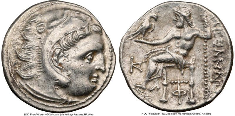 MACEDONIAN KINGDOM. Alexander III the Great (336-323 BC). AR drachm (18mm, 4.41 ...