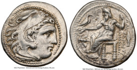 MACEDONIAN KINGDOM. Alexander III the Great (336-323 BC). AR drachm (17mm, 4.28 gm, 11h). NGC Choice XF 5/5 - 4/5. Early posthumous issue, Magnesia ad...