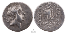 KINGS of CAPPADOCIA, Ariobarzanes I Philoromaios. 96-63 BC. AR Drachm (18 mm, 3.93 g.). Mint A (Eusebeia). Dated RY 31 (65/4 BC). Diademed head right ...