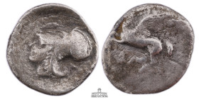 CORINTHIA, Corinth. Circa 350/45-285 BC. AR Stater (24 mm, 6.99 g.). Pegasus flying left / Helmeted head of Athena left; N. Ravel Period V, 1065; Pega...