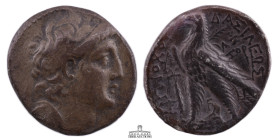 SELEUKID EMPIRE. Antiochos VII Euergetes (Sidetes). 138-129 BC. AR Tetradrachm (26 mm, 12.42 g.). Tyre mint. Diademed and draped bust right / BAΣIΛEΩΣ...