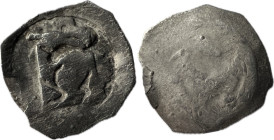Austria Frederich der Schöne III. (1306-1330) pfennig CNA-B210 Ag 0,61g 15mm VF