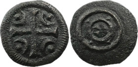 Hungary Arpad-House Bela II. (1131-1141) Cu denar Éh-52 12mm 0,47g F