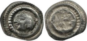 Hungary Arpad-House Uncertain (bracteata) III-IV. Béla age Éh-122 (star) 0,28g 15mm Ag EF