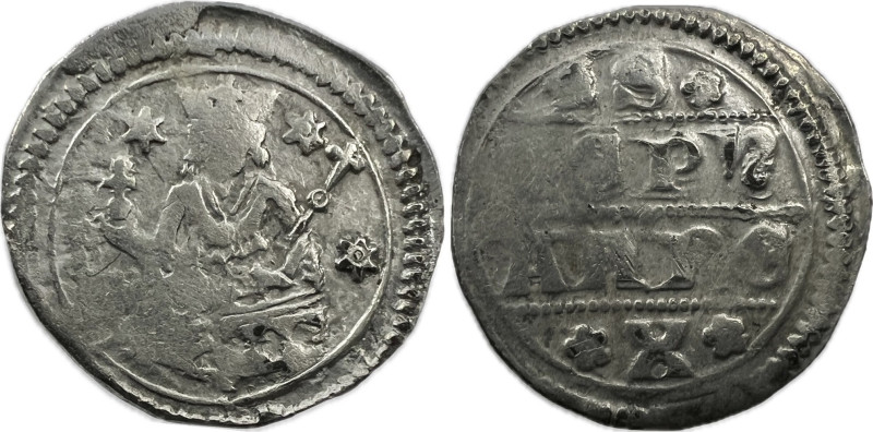Hungary Arpad-House Istvan V. (1270-1272) Éh-257 Ag 0,66g 13mm denar F
