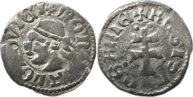 Hungary Louis I. (1342-1382) Ag denar ÉH-432 0,45g 14mm EF