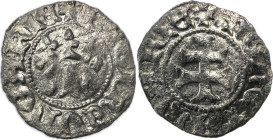 Hungary Maria (1382-1395) Ag denar ÉH-442/f 0,41g 13mm F
