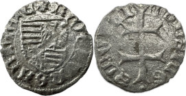 Hungary Sigismund (1387-1437) Ag denar ÉH-449 8mm 0,36g F