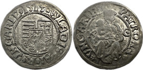 Hungary Vladislaus II. (1490-1516) 1505 K-G Ag denar 0,56g 15mm ÉH-646 EF