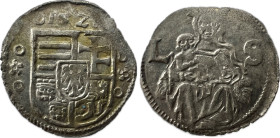 Hungary Louis II. (1524) Ag denar ÉH-675/t L-S 0,65g 16mm VF/EF