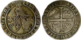French John the Fearless (1409–1416), 1 Groot (Double), Ag, 33mm, 4.42g, DePas X-27 VF