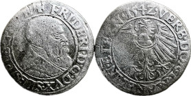 Poland Frederick II. (1542), Prussian Groschen (1488–1547), Ag, 2.22g, 23mm, Kopicki 4922 VF