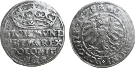 Poland Sigismund I (1528), Poland Groschen (1506–1548), Ag, 1.90g, 24mm, Kopicki 419 VF