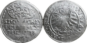 Poland Sigismund I (1528), Poland Groschen (1506–1548), Ag, 1.94g, 25mm, Kopicki 419 VF