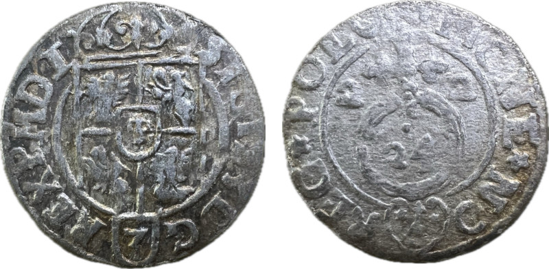 Poland Sigismund III, 3 Poltorak (1622), Ag, 0.78g, 19mm, Górecki B22 VF