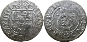 Poland Sigismund III, 3 Poltorak (1622), Ag, 1g, 19mm, Górecki B22 VF