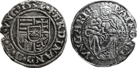 Ferdinand I. Denar (1532) C-liliom ÉH-745 Ag
