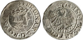 Ferdinand I. 3 Kreuzer (1534 Linz) Ag