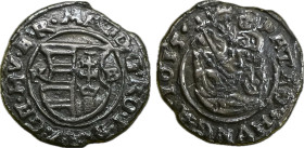 Mathias II. denar (1615) K-B Éh-870 Ag