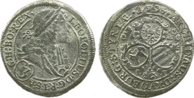 Leopold I. (1695) 3 Kreuzer KM-480 Ag