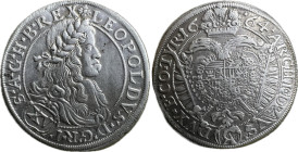 Leopold I. 15 Kreuzer (1664) Bécs Herinek 924 Ag