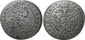Joseph I. 3 Kreuzer (1709) GL Prága MKC1722 Ag