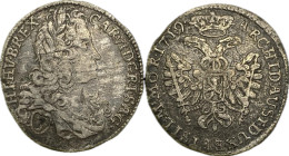 III. Karl 3 Kreuzer (1719) Prága Ag