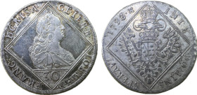 Lotharingiai Franz 30 Kreuzer (1753) Herinek 248 Ag