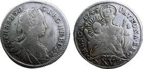 Maria Theresia 15 Kreuzer (1745)K-B Ag