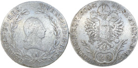 Franz 20 Kreuzer (1804)A Ag