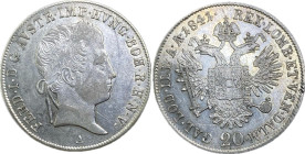 Ferdinand V. 20 Kreuzer (1841)A Ag