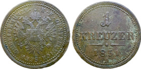 Franz Joseph I. 1 Kreuzer (1851) Cu