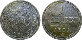Franz Joseph I. 1 Kreuzer (1851) Cu