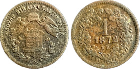 Franz Joseph I. 1 Kreuzer (1872) KB ÉH-1482 Cu