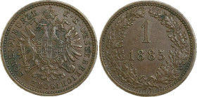 Franz Joseph I. 1 Kreuzer (1885) Ag