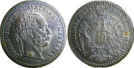 Franz Joseph I. 10 Kreuzer (1872) KM2206 Ag