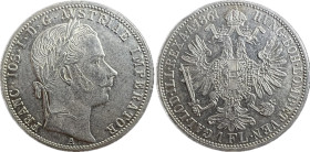 Franz Joseph I. 1 Florin (1861) KM2219 UNC Ag