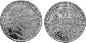Franz Joseph I. 1 Florin (1861 A) Ag