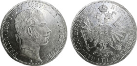 Franz Joseph I. 1 Florin (1861 A) KM2219 Ag