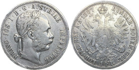 Franz Joseph I. 1 Florin (1887) Ag