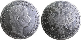 Franz Joseph I. 1 Florin (1960 A) Ag