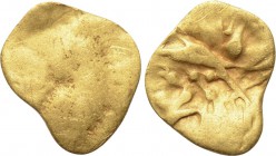 CENTRAL EUROPE. Boii. GOLD 1/24 Stater (2nd century BC). "Athena Alkis" type. 

Obv: Plain bulge.
Rev: Athena Alkis advancing left, brandishing spe...
