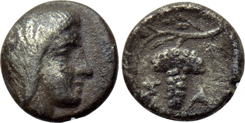 KINGS OF THRACE. Saratokos (Circa 444-424 BC). Obol. 

Obv: Male head right.
...