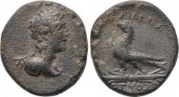 KINGS OF THRACE. Odrysian (Astaian). Kotys IV (Circa 171-167 BC). Ae. 

Obv: Diademed and draped bust right.
Rev: BAΣIΛEΩΣ / KOTYOΣ. 
Eagle standi...