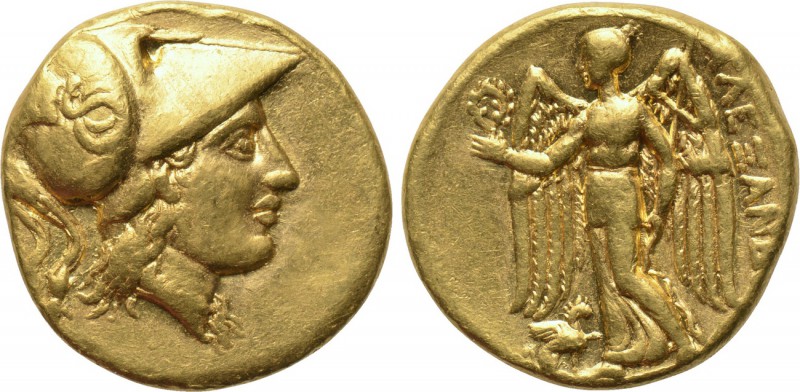 KINGS OF MACEDON. Alexander III 'the Great' (336-323 BC). GOLD Stater. "Teos". ...